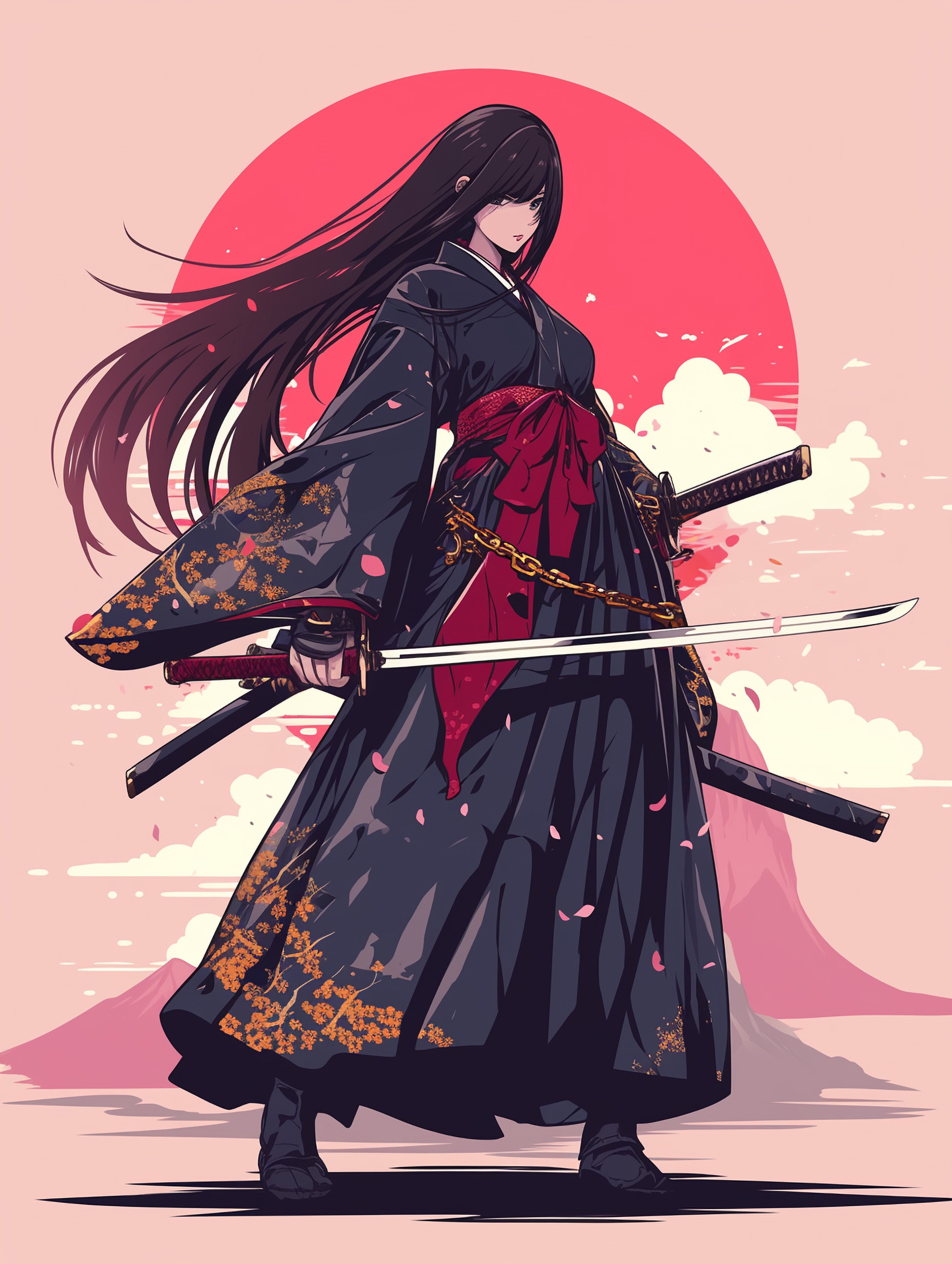 Anime portrait print showcase